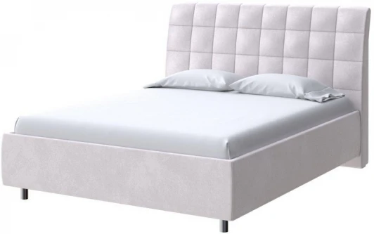 2017506 PROxSON Кровать Volumo без основания (Ткань: Велюр Casa Лунный) 80x200