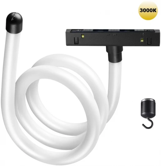 359137 Трековый светильник с гибким неоном для низковольтного шинопровода FLUM Novotech Ramo 359137 KONST IP20 LED 3000К 14W 48V 1400Лм