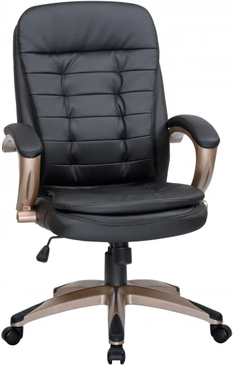 106B-LMR DONALD, цвет чёрный Офисное кресло для руководителей DONALD (чёрный)