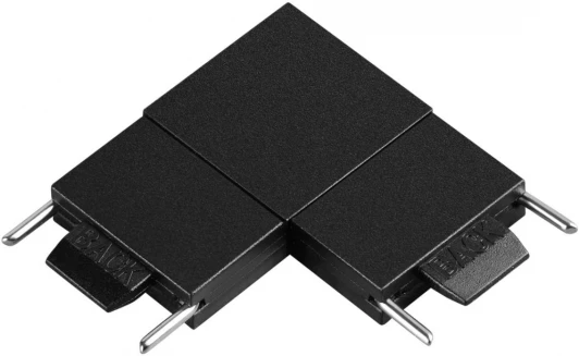 135267 Соединитель с токопроводом "L" для низковольтного шинопровода Novotech Easy 135267 черный (24V)