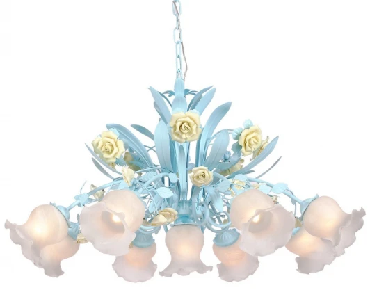 Fiori di rose 184.8.1 Подвесная люстра Fiori di rose 184.8.1 (220V, на цепи, цветы, розы)
