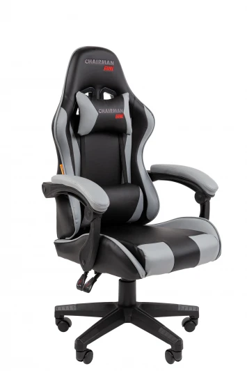 CHAIRMAN CH29 Офисное кресло Chairman CH29 экокожа, черно-серый
