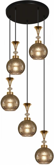 02001-0.9-05 SMOKE Подвесной светильник Reluce 02001-0.9-05 SMOKE (220V, на проводе, шар)