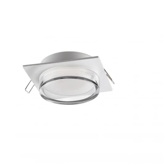 371027 Светильник встраиваемый Novotech Gem 371027 белый IP20 GX53 12Вт 220-240V