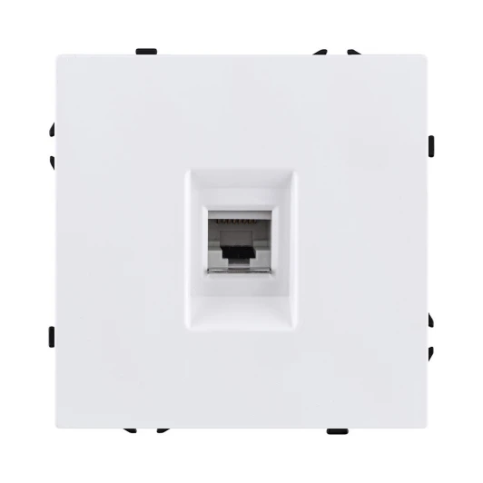 EC-017WH Розетка Ethernet RJ45 белый матовый Kollinger Eclipse EC-017WH