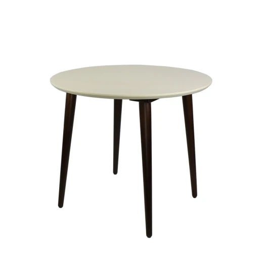 Н1-00130703 Стол обеденный Арника круглый Ронда Мини 100, орех/слоновая кость