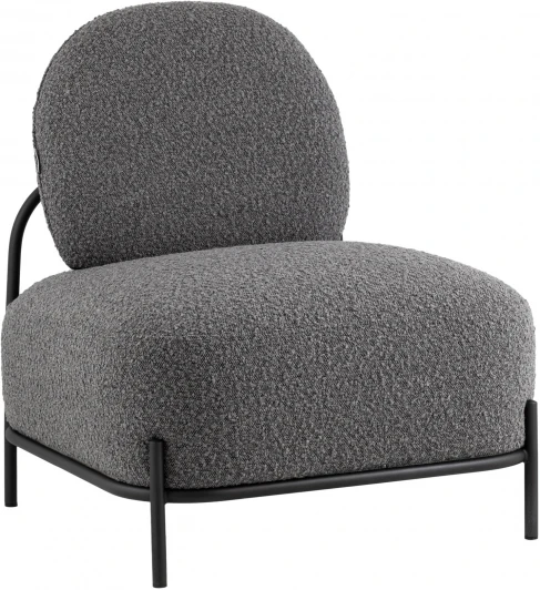 УТ000039997 Кресло Стоун new ткань букле тёмно-серый арт.УТ000039997