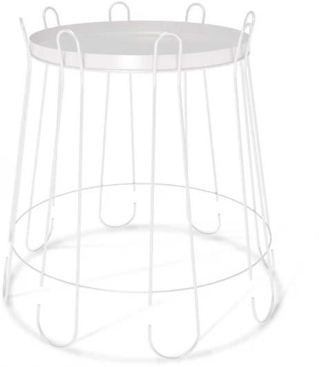 008053 Столик журнальный SHT-CT6 белый муар от фабрики Mebelik