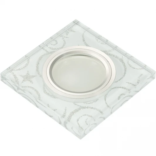 DLS-L203 GU5.3 CHROME/WHITE Встраиваемый точечный светильник Fametto Luciole DLS-L203 GU5.3 CHROME/WHITE