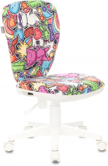 KD-W10/MASKARAD Кресло детское Бюрократ KD-W10 мультиколор маскарад крестовина пластик пластик белый