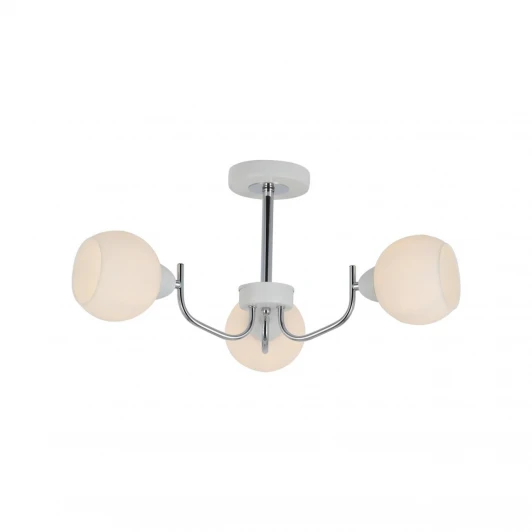 5641/3C Потолочная люстра на штанге Lumion Bliss 5641/3C белый, хром E27 3*60W 220V