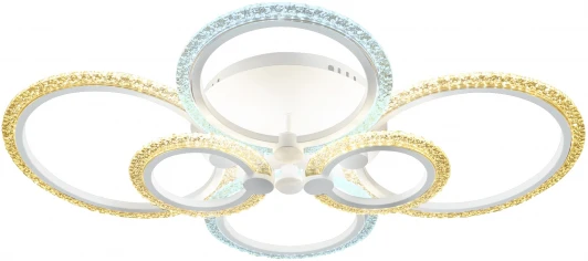 FA4065 Потолочная люстра ярусная Ambrella Acrylica FA4065 (регулировка яркости, LED, 220V, пульт управления, кольцо)