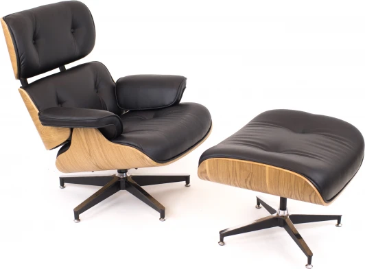 EP-811 Leather Black Кресло Everprof Relax кожа черный