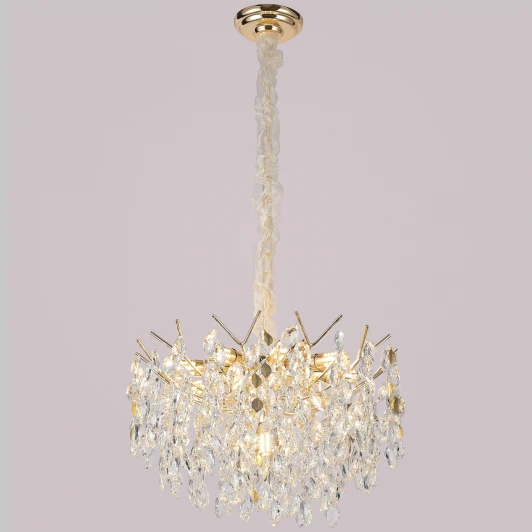 IL5160-500PZF-25 GD ELITE Подвесная люстра хрустальная ILLUMICO IL5160-500PZF-25 GD ELITE