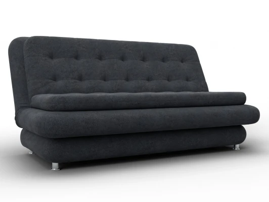 137626 Диван-книжка Лига-123 (Металл,ЛДСП,Брус,Доска,Велюр/Темно-серый) Лига Диванов 137626