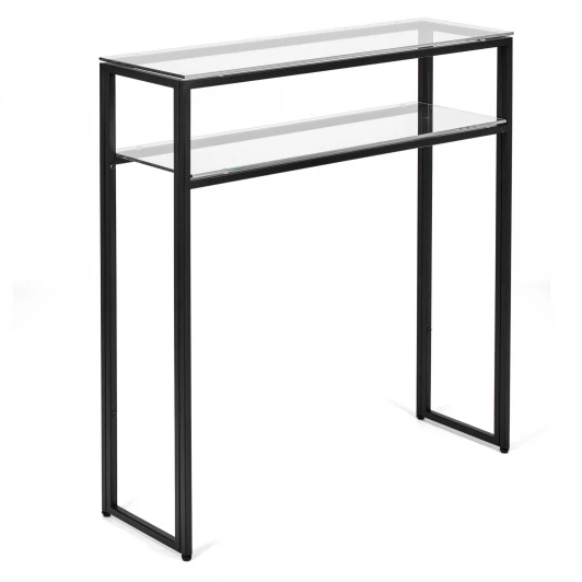 1044-CB clear Консольный стол AllConsoles 1044-CB clear черный муар