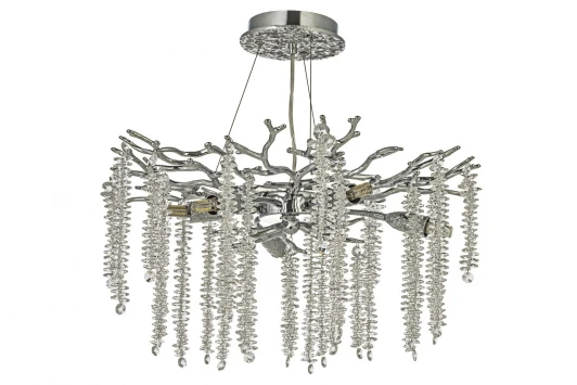 Tavenna H 1.5.46.100 N Подвесная люстра Dio D`arte Tavenna Nickel Tavenna H 1.5.46.100 N (220V, хрусталь, на тросе)