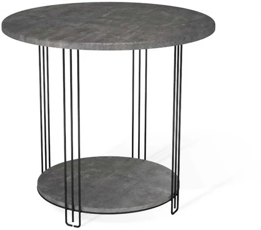 9066615101 Столик кофейный Sheffilton SHT-CT32 черный муар/мокрый асфальт от фабрики Sheffilton