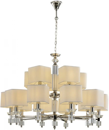 LH1038/15H-NK-WT Подвесная люстра Lumien Hall Vivien LH1038/15H-NK-WT