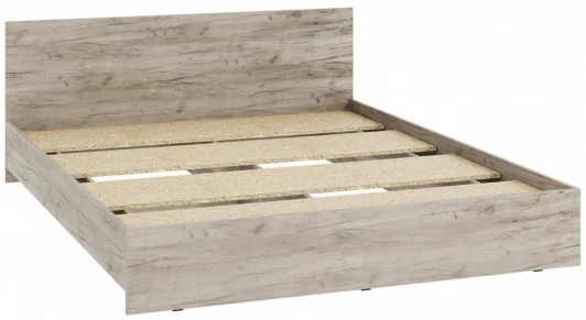 608596 Кровать Woodville Адайн КР-160 160х200 дуб крафт серый / дуб крафт серый арт.608596