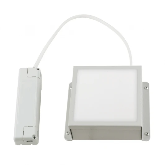 ULP-0808 7W/4000К IP40 GRILYATO OPAL WHITE Светильник светодиодный потолочный встраиваемый. 4000K, для ячеек 86х86мм, в комплекте с и/п Uniel Grilyato Mini ULP-0808 7W/4000К IP40 GRILYATO OPAL WHITE