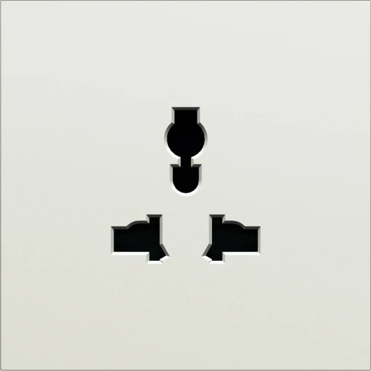 DS11651 Накладка для розетки мультистандарт, со шторками 16A 250 В~, шампань Donel S08 DS11651