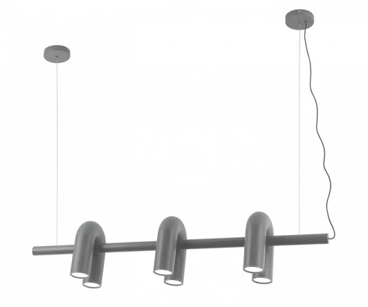 08465-3A,16(GU10) Подвесной светильник Kink Light Канти 08465-3A,16(GU10) серый GU10 30W