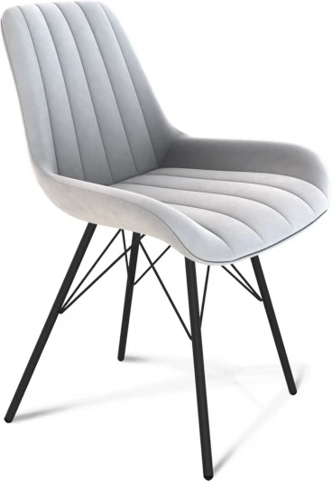 7770902302 Стул Sheffilton SHT-ST37/S37 серое облако/черный муар