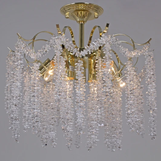 02384-0.3-5+2 FFG Потолочная люстра хрустальная на штанге Reluce 02384-0.3-5+2 FFG (220V)