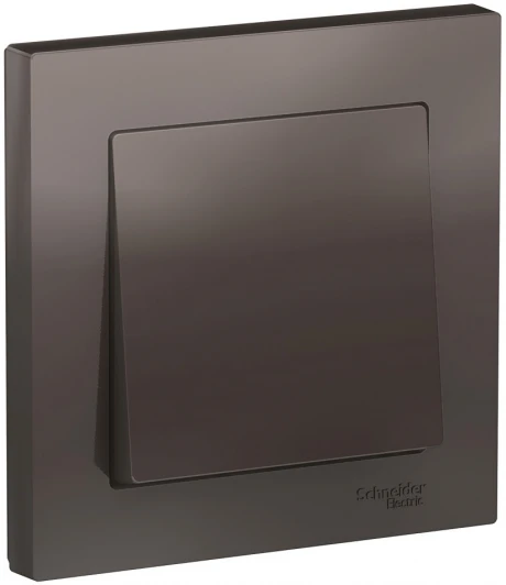 ATN000612 Выключатель встраиваемый одноклавишный (мокко) Systeme Electric AtlasDesign ATN000612