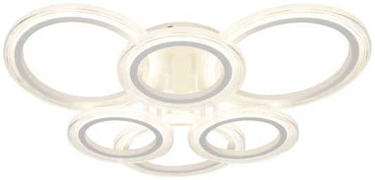 Ring CLL-1-90-RC WH Потолочная люстра на штанге светодиодная с пультом ЭРА Ring CLL-1-90-RC WH