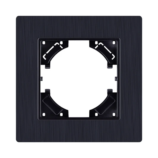 EP1BK Рамка 1-постовая черный Kollinger Eleganz Plex EP1BK