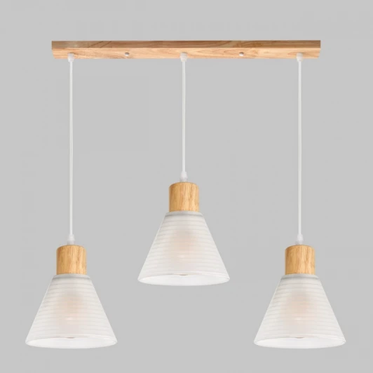 MD.6029-3-P-WOOD+WH Подвесной светильник Imex MD.6029-3-P-WOOD+WH