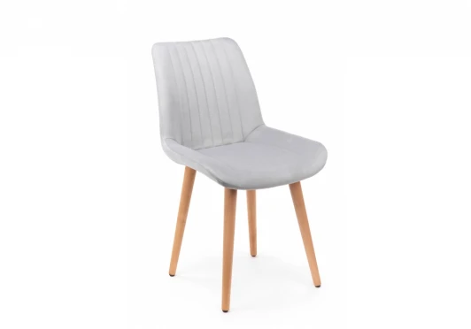 632369 Стул деревянный Седа светло-серый (zd 960) / светлое дерево np 632369