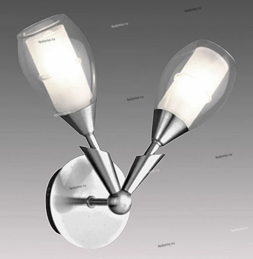 BX-0001/2B satin chrome Бра N-Light BX-0001 BX-0001/2B satin chrome