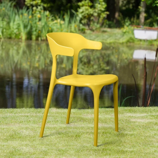 2001000000487 Стул Top Concept Leo, первичный пластик желтый