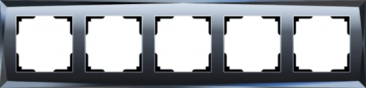 W0051208 Рамка на 5 постов Diamant (черный) Werkel W0051208 (a051443)