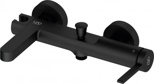 MBB165-S Смеситель GPD Gildo MBB165-S для ванны с душем, черный