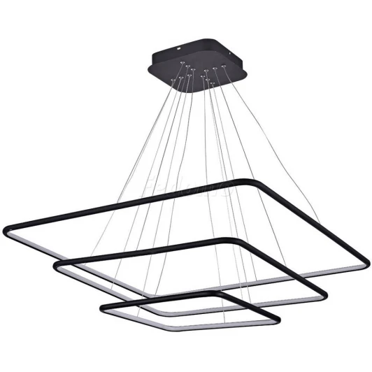 S111024/3SQ 135W Black In Люстра подвесная светодиодная Donolux, 3 плафона, 135W, черный с белым