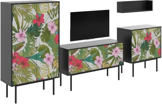 599562 Композиция Boho Color 2 ОГОГО (арт.599562), (ЛДСП/Черный)