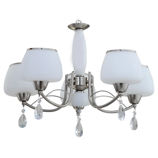 829/5-Whitechrome Подвесная люстра IDLamp 829 829/5-Whitechrome