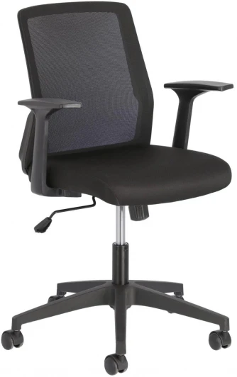 093342 Обеденный стул La Forma (ex Julia Grup) Nasia (Черный/ Пенополиуретан,Пластик,Пена,Полипропилен,Сталь,Фанера)