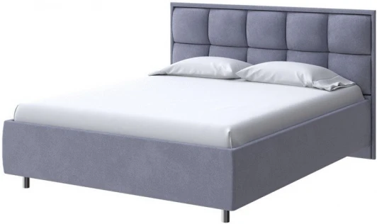 2018150 PROxSON Кровать Chessy без основания (Ткань: Велюр Casa Благородный серый) 200x200