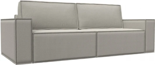 124511 Диван прямой Куба (Бежевый/Рогожка) Лига Диванов арт.124511