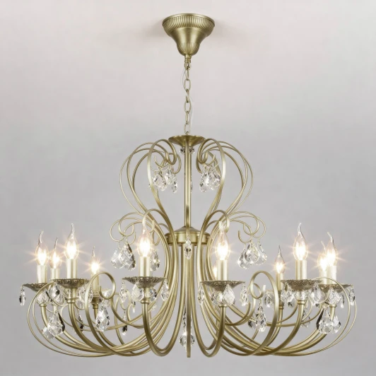 3305/12 Подвесная люстра с хрустальным декором Eurosvet Alda 3305/12