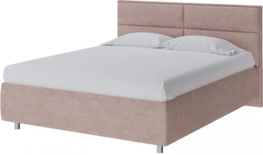 1910164 PROxSON Кровать Pado без основания (Ткань: Велюр Лофти Мокко) 200x190