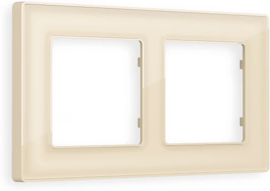 AF580302 Рамка Ambrella Volt ALFA Arctic (Бежевый Стекло органическое) 2-ая AF580302