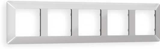 AF110405 Рамка Ambrella Volt ALFA Line (Серебро глянец) 5-ая AF110405