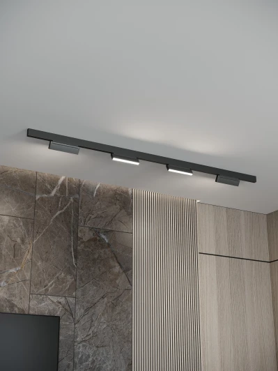 HSBL_kompl_E004_NI2B3K Трековая система в сборе магнитная накладная 48V 48W Hesby Lighting ElDeko HSBL_kompl_E004_NI2B3K