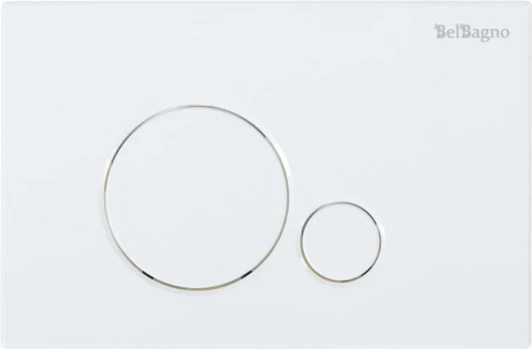 BB014-SR-BIANCO Кнопка смыва BelBagno Sfera BB014-SR-BIANCO белая